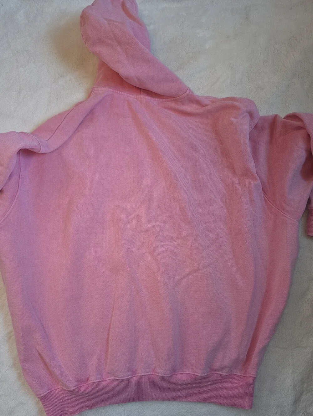 SKIMS Boyfriend Fleece Hoodie Bubble Gum Pink Rare Oversized Size S